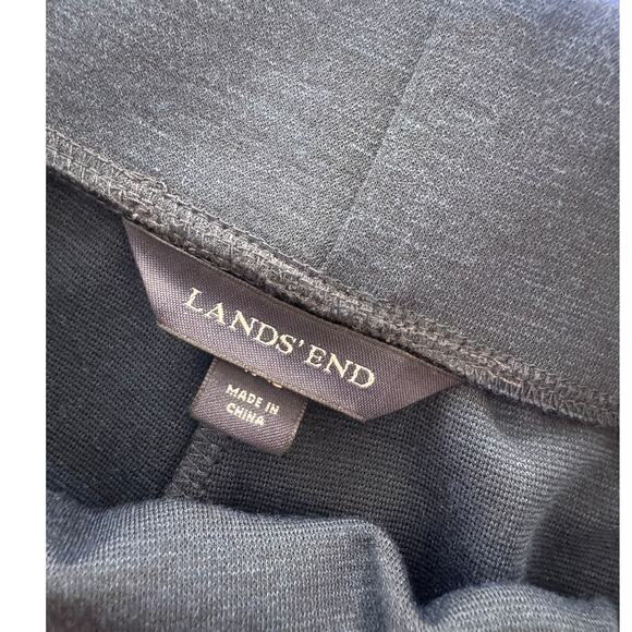 Lands' End Navy Blue Womens Medium 10-12 A Line Skirt - Picture 2 of 9